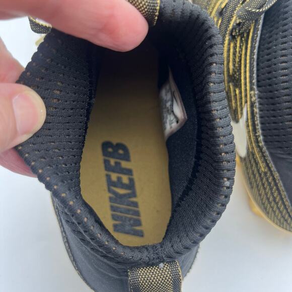 Nike Vapor Untouchable 2 LE Super Bowl Edition 50 Football Cleats Gold Size 14 - Picture 7 of 11